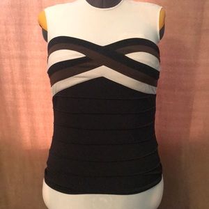 Strapless XL, black top